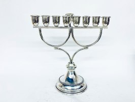 חנוכיה טבולה בכסף האחים חדד סדרת מורשת