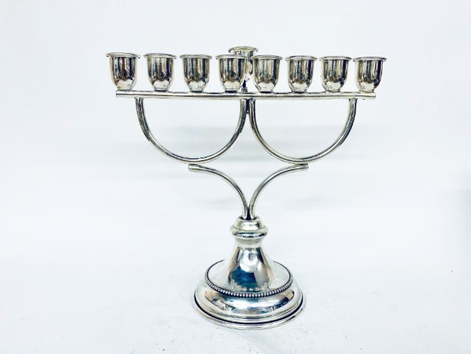 חנוכיה טבולה בכסף האחים חדד סדרת מורשת