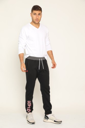 מכנס פוטר גבר עיצוב הדפס רגל