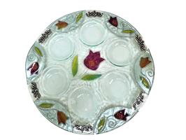 צלחת פסח מעוצבת טוליפ מהודר