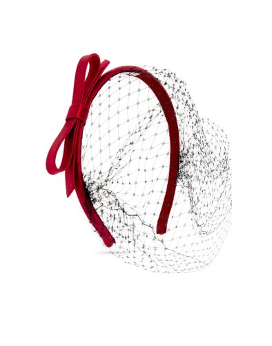 HEADBAND WITH VEIL RED VALENTINO קשת