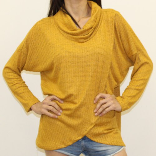 טוניקה גולף מעטפה חרדל