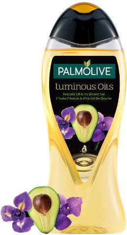 פלמוליב לומינוס ג'ל רחצה עם תמציות שמן אבוקדו