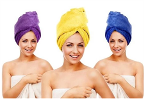 כובע מגבת הפלא לייבוש שיער