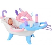 אמבטיה לבובה + אביזרים ובובה