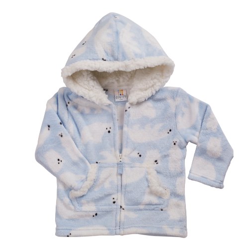 קפוצון פרווה דובים - תכלת בייבי