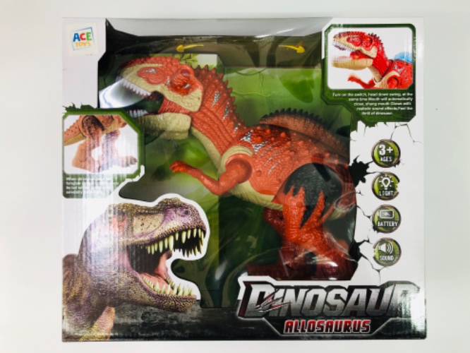 רובוט דינוזאור הולך,עושה אורות וצלילים