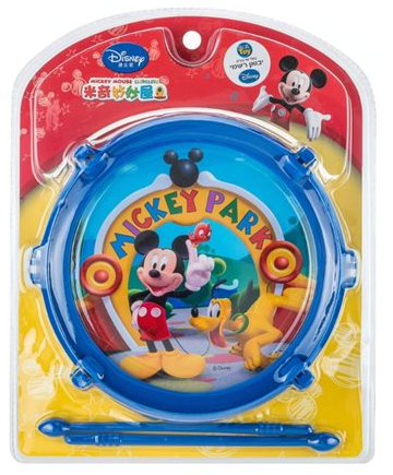 תוף+מקלות הקשה מיקי מאוס