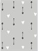 arrows and hearts - Mix and Match- שטיח לבחירה, מדבקות קיר לבחירה ו-2 תמונות לפי טעמכם האישי