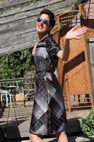 שמלת מזכירה מהסבנטיז מידה M