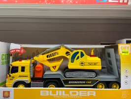 city service - משאית הובלה + מעמיס הנדסי