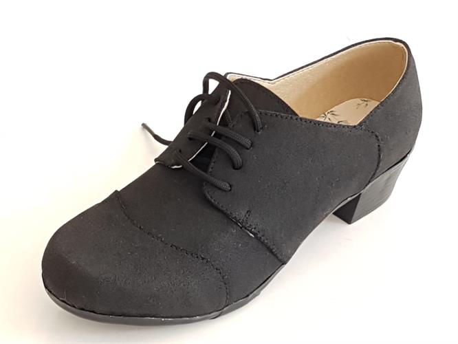 נעל שרוך תפר דמוי זמש