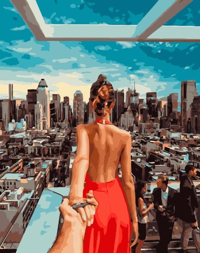 צביעה לפי מספרים - לך אחריי, ניו יורק