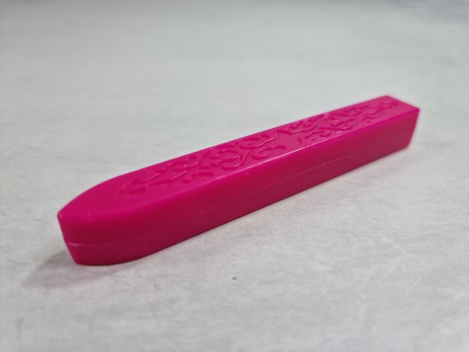 מקל שעווה להחתמה 9 ס"מ - ורוד ניאון