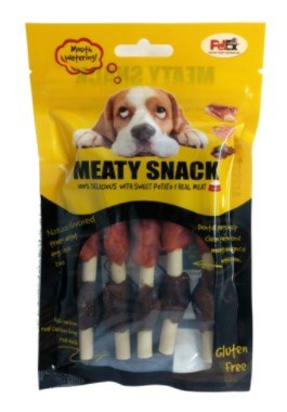 MEATY SNACK מקלות עוף וברווז 80 גרם