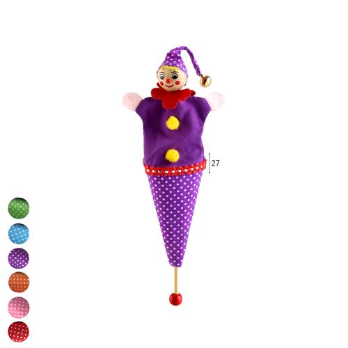 ליצן קונוס על מקל קטן