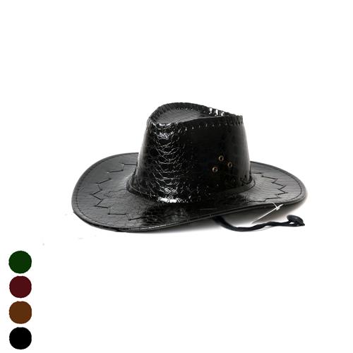 כובע קאובוי עור נחש