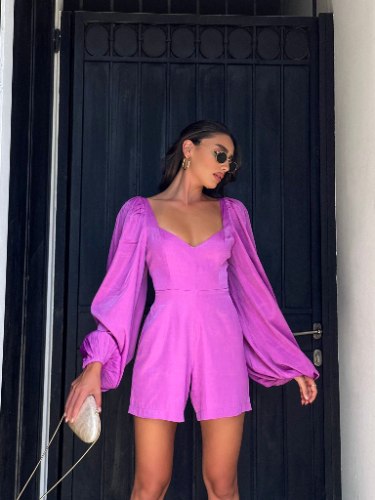 אוברול ג'ובי סגול