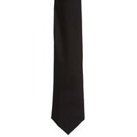עניבה חלקה שחורה