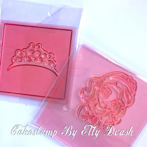 סט חותמות - נסיכה וכתר