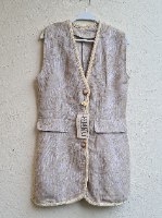 ווסט פשתן ארוך ויפה L/XL