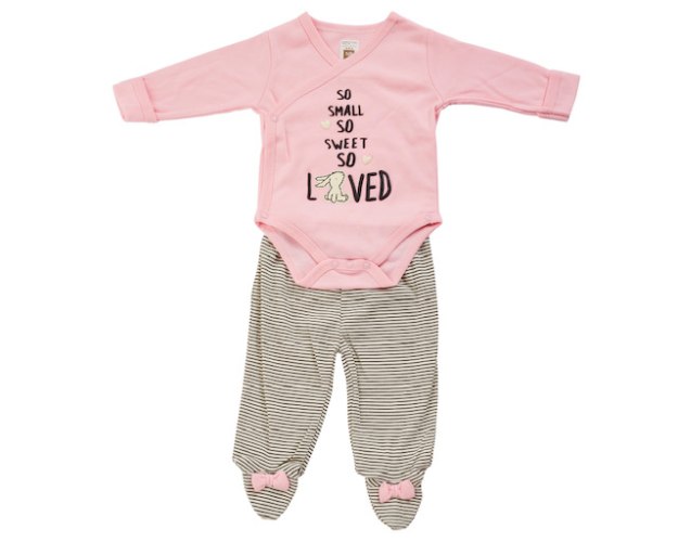 חליפת חזייה קטנה ומתוקה ורוד בייבי