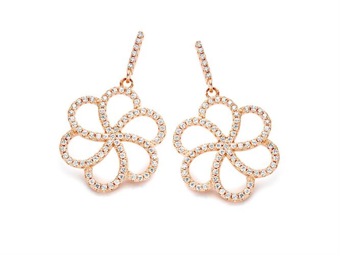 עגילי כסף 925 EA6449-R