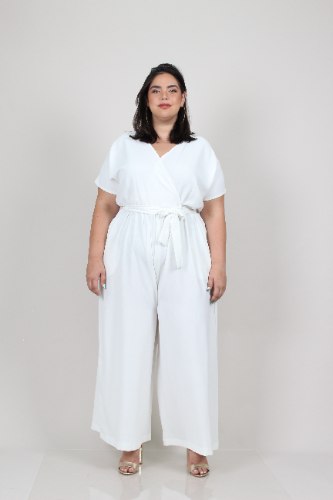 אוברול ברנדי לבן