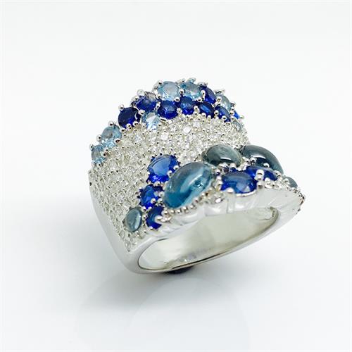 טבעת כסף איטלקית נשים 925 MY01140024515100