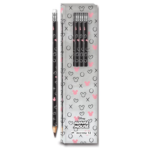 XOXO עפרונות (12) מיני ומיקי