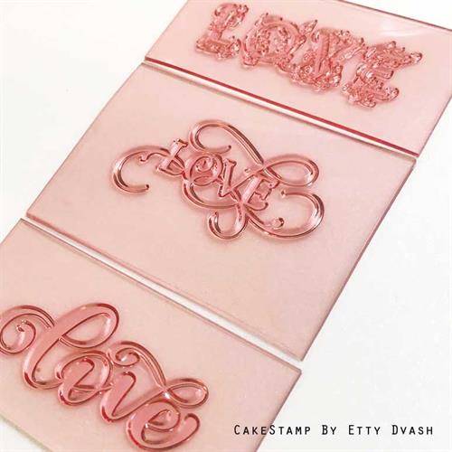 אהבה - סט שלוש חותמות ליום האהבה