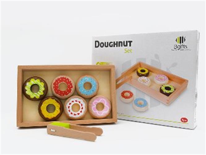 מארז סופגניות מעץ