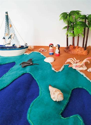 משטח משחק - חוף הפיראטים