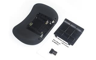 מקלדת מיני אלחוטית מקצועית+משטח מגע דגם rii-i8 למגוון טלויזיות חכמות/מחשבים/סטרימרים