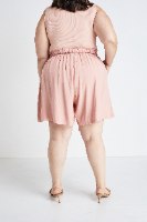 מכנסיי ג׳יה ורוד סומק