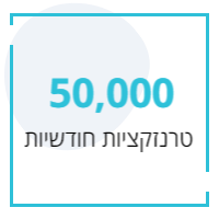 קאש קאו מעל 20,000 טרנזקציות חודשיות